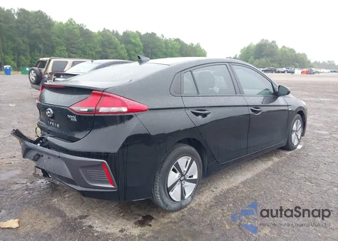2020 Hyundai Ioniq Hybrid Blue from USA, damaged, VIN KMHC65LC2LU221414